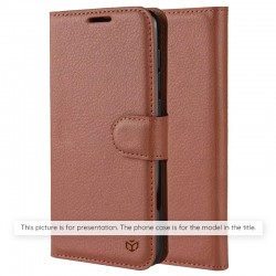 Techsuit - Leather Folio - Realme 12 / 12x - Brown