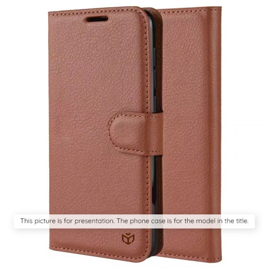 Techsuit - Leather Folio - Realme 12 / 12x - Brown
