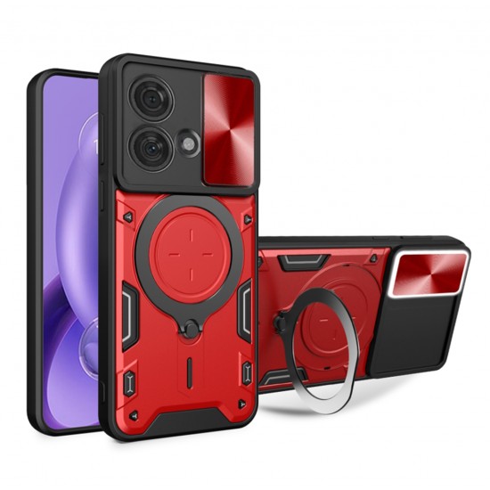 Techsuit - CamGuard Pro - Motorola Edge 40 Neo - Red