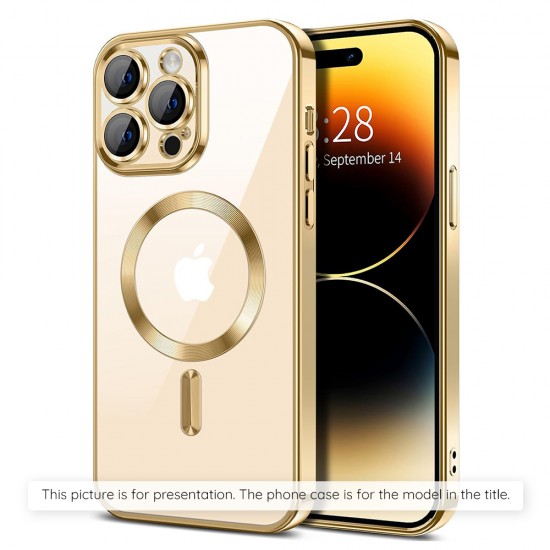 Techsuit - Luxury Crystal MagSafe - Samsung Galaxy A55 5G - Gold