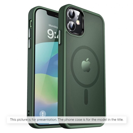 Techsuit - HaloFrost MagSafe Series - iPhone 16 Plus - Midnight Green