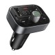 Baseus - FM Modulator and Car Charger S-09 Pro (C10762200113-00) - 2x USB, Type-C, Bluetooth 5.3, Digital Display - Black