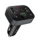 Baseus - FM Modulator and Car Charger S-09 Lite (C10762300113-00) - Bluetooth 5.0, USB, USB-C, Display, PD18W - Cluster Black