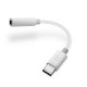 Fixed - Audio Cable Adapter (FIXL-CJD-WH) - Type-C to Jack 3.5mm, with DAC Chip - White