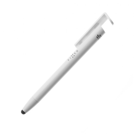 Fixed - Stylus Pen (FIXPEN-WH) - for Phones and Tablets, 3 in 1, Compact Size - White