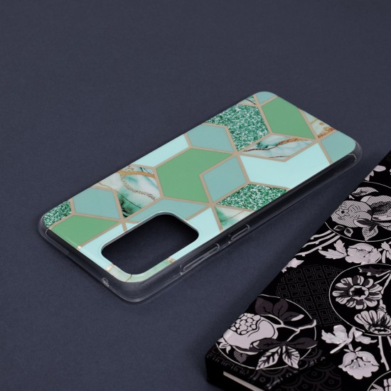 Techsuit - Marble Series - Samsung Galaxy A52 4G / A52 5G / A52s 5G - Green Hex