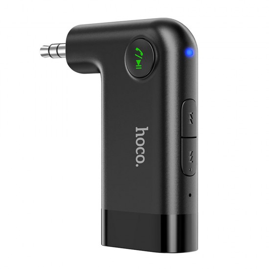 Hoco - Audio Adapter Bluetooth Dawn (E53) - Aux Jack 3.5mm - Black