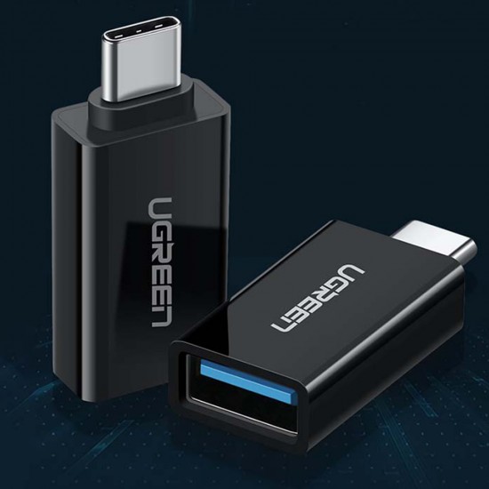 Ugreen - OTG Adapter (20808) - USB 3.0 to Type-C, up to 5Gbps - Black