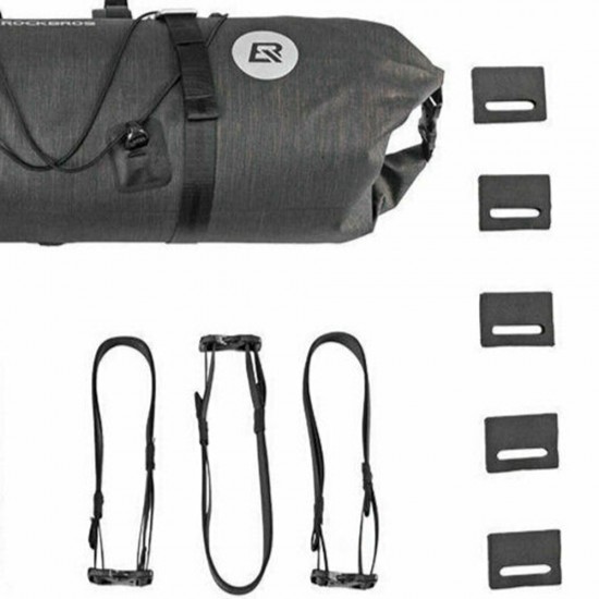 RockBros - Bike Storage Bag (AS-015) - with Handlebar Quick Mount System, 21l - Black