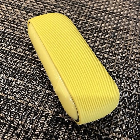 Techsuit - Silicone Case - for IQOS 3 DUO, with Magnetic Side Cover - Yellow