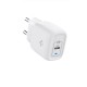 Spigen - Wall Charger (PE2C10CL) - Type-C Fast Charging, PD 20W with Cable Type-C to Lightning - White