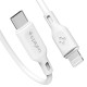 Spigen - Wall Charger (PE2C10CL) - Type-C Fast Charging, PD 20W with Cable Type-C to Lightning - White