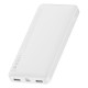 Baseus - Power Bank Bipow (PPBD050002) - Digital Display 2xUSB QC3.0, USB-C 10000mAh 15W + Cable Micro-USB 0.25m - White