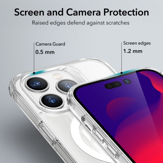 ESR - Classic Hybrid HaloLock - iPhone 14 Pro Max - Clear