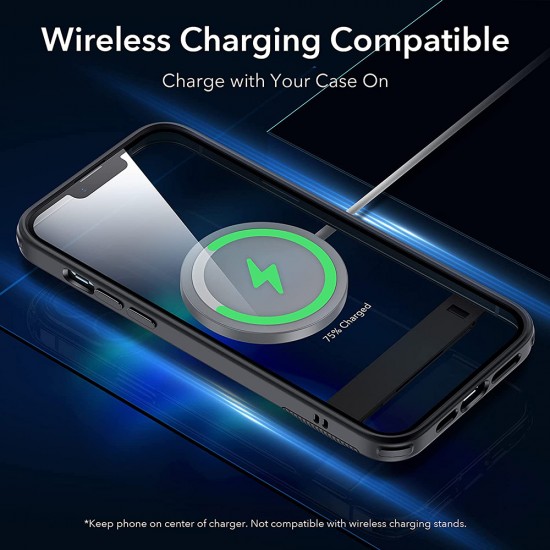 ESR - Air Shield Boost Kickstand - iPhone 13 Pro - Translucent Black