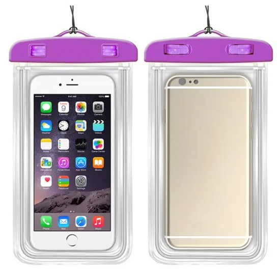 Techsuit - Waterproof Case - for Phone 6.5" - Purple
