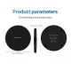 Techsuit - Wireless Charger Premium (CHWR002) - RGB Colors, 10W - Black