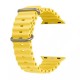 Techsuit - Watchband (W038) - Apple Watch 1/2/3/4/5/6/7/8/9/10/SE/SE 2/Ultra/Ultra 2 (42/44/45/46/49mm) - Yellow