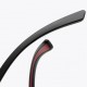 Techsuit - Anti-Blue Light Glasses Reflex TR90 (F2388) - Rectangular - Black / Red