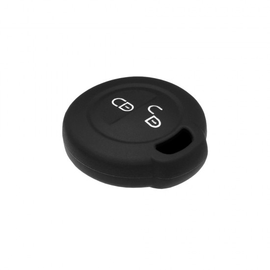 Techsuit - Car Key Case (1001.11) - Smart Forfour W454/Mitsubishi Colt, Carisma - Black