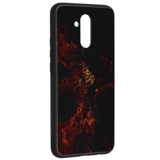 Techsuit - Glaze Series - Huawei Mate 20 lite - Red Nebula