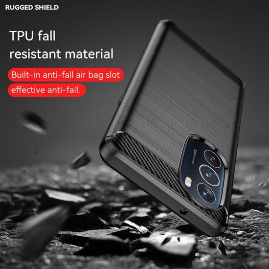 Techsuit - Carbon Silicone - Motorola Edge X30 - Black