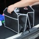 Techsuit - Car Organizer (CO-F1) - Foldable Trunk Storage Box (L50xW32.5xH32.5cm) - Black