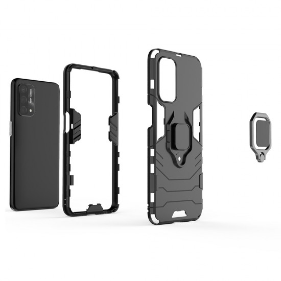 Techsuit - Silicone Shield - Oppo A74 4G / A95 4G - Black