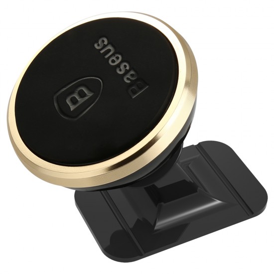 Baseus - Car Holder 360 Degree (SUCX140015) - Magnetic Grip for Dashboard, Windshield - Luxury Gold