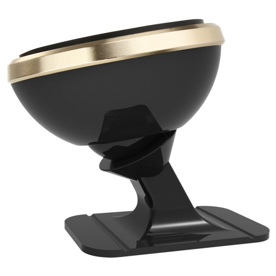 Baseus - Car Holder 360 Degree (SUCX140015) - Magnetic Grip for Dashboard, Windshield - Luxury Gold