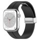 Techsuit - Watchband (W011) - Apple Watch 1/2/3/4/5/6/7/8/9/10/SE/SE 2/Ultra/Ultra 2 (42/44/45/46/49mm) - Black
