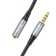 Hoco - Audio Cable (UPA20) - Jack 3.5mm, 1xMale to 1xFemale, 1m - Grey