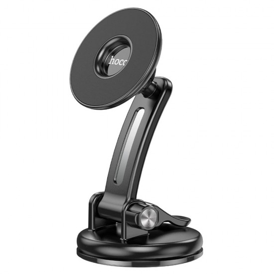 Hoco - Car Holder Excelle (CA113) - Suction Cup, Magnetic Grip, for Windshield and Dashboard - Black