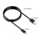 Samsung - Data Cable (EP-DR140ABE) - USB to Type-C, Quick Charge, 2.1A, 480Mbps, 0.8m - Black (Bulk Packing)