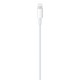 Apple - Original Data Cable A2561 (MM0A3ZM/A) - Type-C to Lightning Thunderbolt 3, 1m - White (Blister Packing)