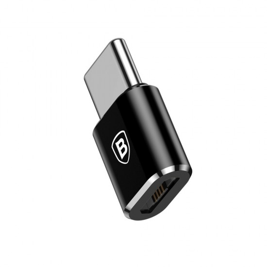 Baseus - OTG Adapter (CAMOTG-01) - Micro-USB Female to Type-C Male - Black