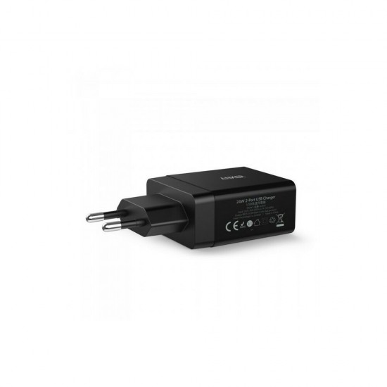 Anker - Wall Charger (A2021L11) - 2 x USB, 24W, PowerIQ - Black