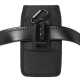 Techsuit - Outdoor Phone Waist Bag (TWB1) - Multifunctional, Bike, Wearable, Belt Hanging, XL, 16.5x9x2.5cm, 6.5 inch - Black