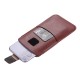 Techsuit - Belt Phone Case (BPC1) - from Premium Eco Leather, with Belt Holder, for Aprox. 6.1 inch, Size S - Brown