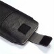 Techsuit - Belt Phone Case (BPC1) - from Premium Eco Leather, with Belt Holder, for Aprox. 6.1 inch, Size S - Black