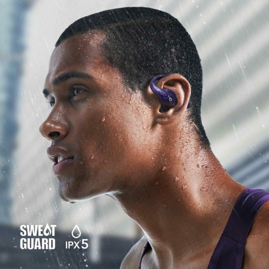 Anker - Wireless Earbuds SoundCore AeroFit Pro (A3871GQ1) - for Sport, Bluetooth, Waterproof - Purple