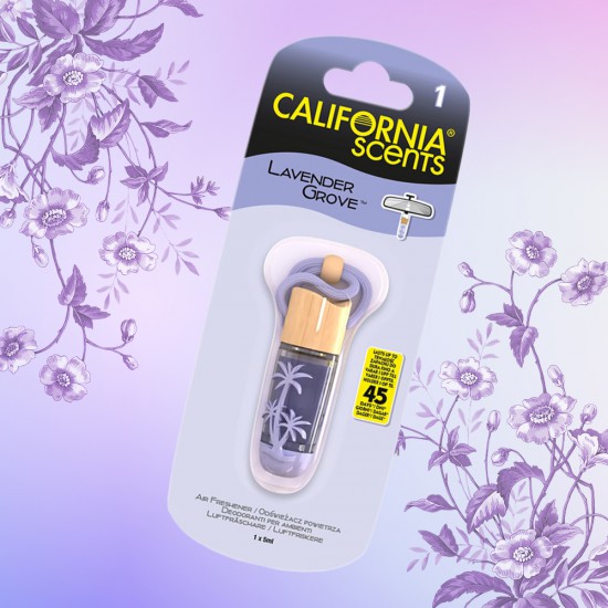 California Scents - Car Air Freshener - Hanging Perfume Bottle for Vehicle Interior - California Casino Nights