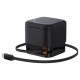 Baseus - Charging Station (P10264100123-00) - Cube Shape, MagSafe, Qi, Type-C, 25W - Black