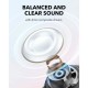 Anker - Wireless Earbuds SoundCore A30i (A3958G21) - Bluetooth 5.4, Noise Cancelling, IP54, with Microphone - White