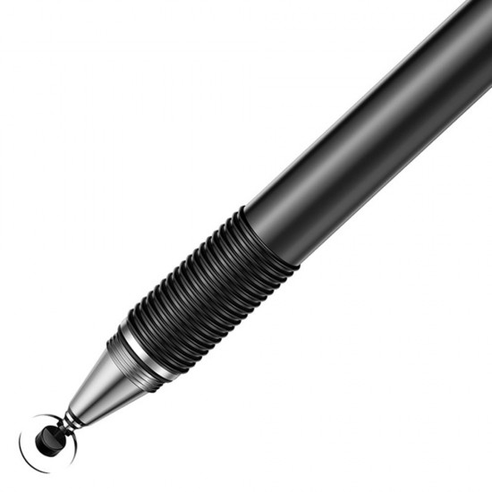 Baseus - Stylus Pen Golden Cudgel (ACPCL-01) - Capacitive, with Precision Disc and Gel Pen, for iOS, Android - Black