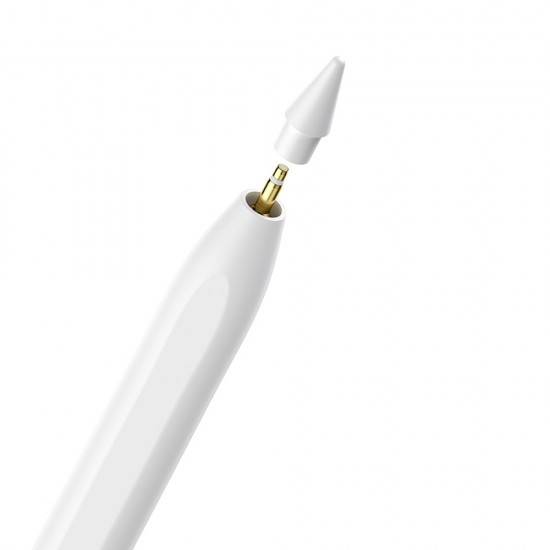 Baseus - Stylus Pen Smooth Writing Series (P80015806211-01) - Active Version, Type-C, for iPad - Moon White