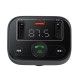 Baseus - FM Modulator and Car Charger S-09 Lite (C10762300113-00) - Bluetooth 5.0, USB, USB-C, Display, PD18W - Cluster Black