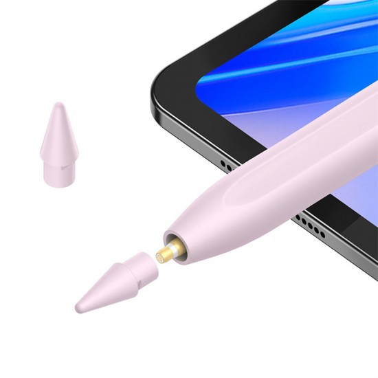 Baseus - Stylus Pen Smooth Writing 2 Series (SXBC080004) - Active, Capacitive, with Palm Rejection - Sakura Pink