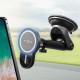 Fixed - Car Holder with Wireless Charging MagClick XL (FIXMCLI-XL-BK) - for Dashboard and Windshield, 15W - Black