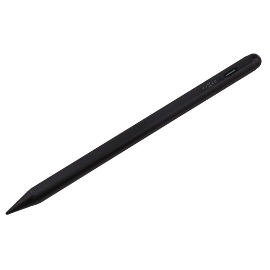 Fixed - Stylus Pen (FIXGRA-BK) - with Smart Tip and Magnets, LED Indicating, for iPad - Black